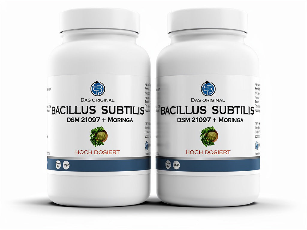 Bacillus subtilis DSM 21097 (2 × 90 cápsulas) Paquete económico