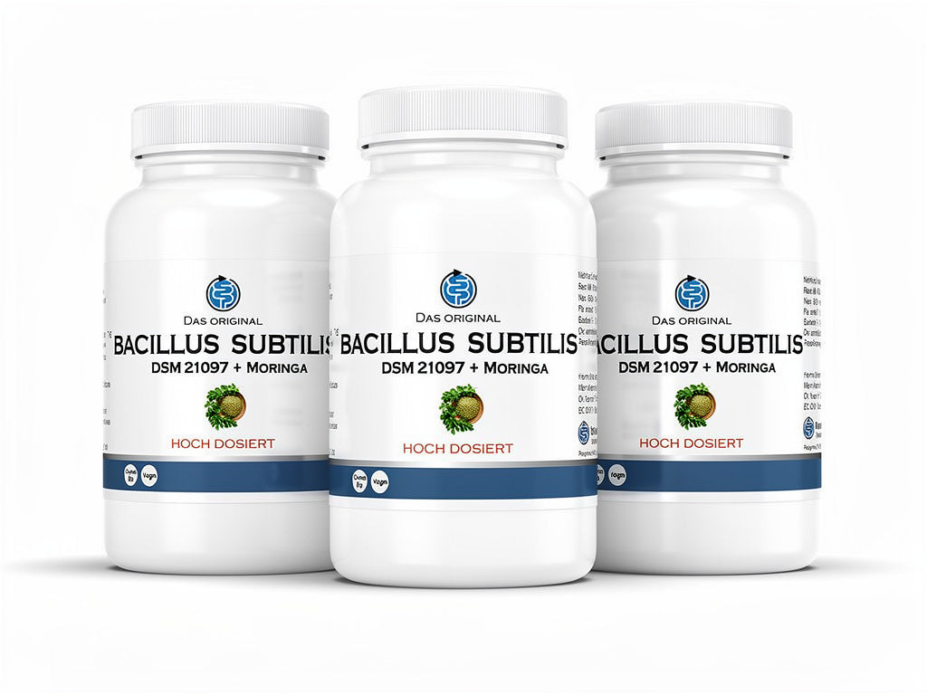 Bacillus subtilis DSM 21097 (3 × 90 cápsulas) Paquete económico