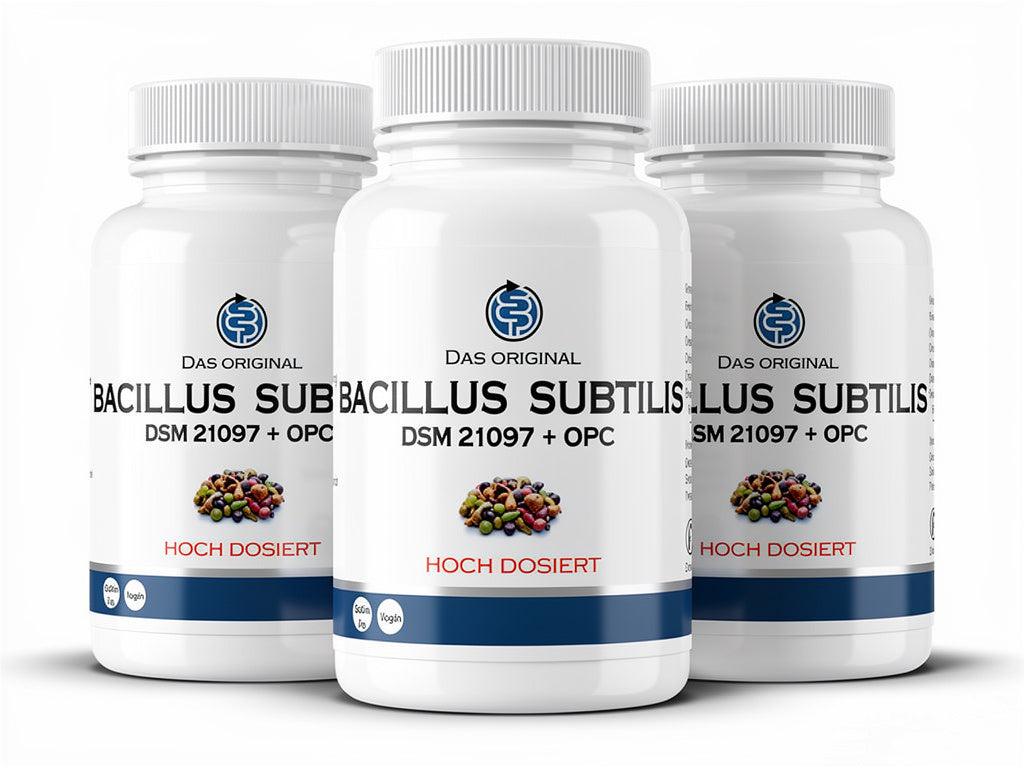 Bacillus subtilis DSM 21097 (3 × 90 cápsulas) Paquete económico