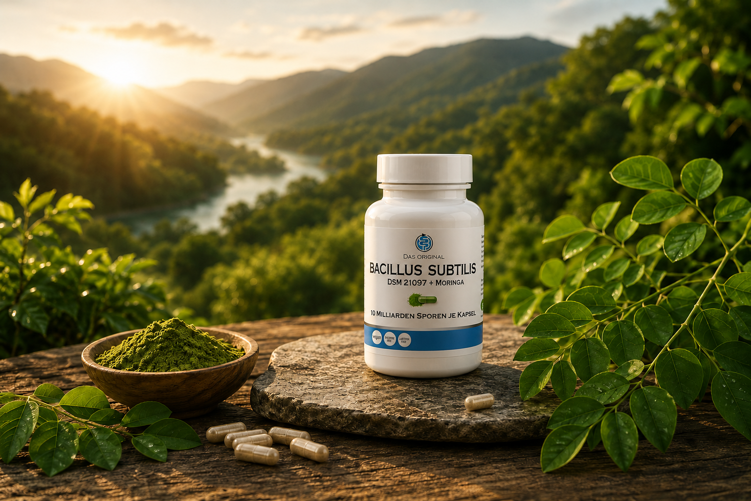 Bacillus subtilis DSM 21097 – 30 Kapseln, 10 Milliarden Sporen pro Kapsel
