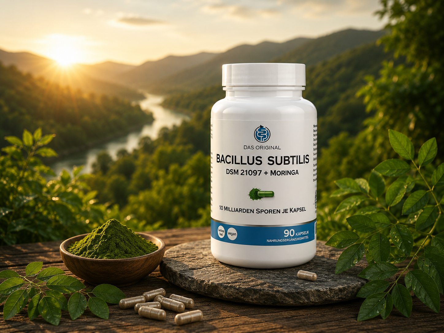 Bacillus subtilis DSM 21097 – 90 Kapseln, 10 Milliarden Sporen pro Kapsel
