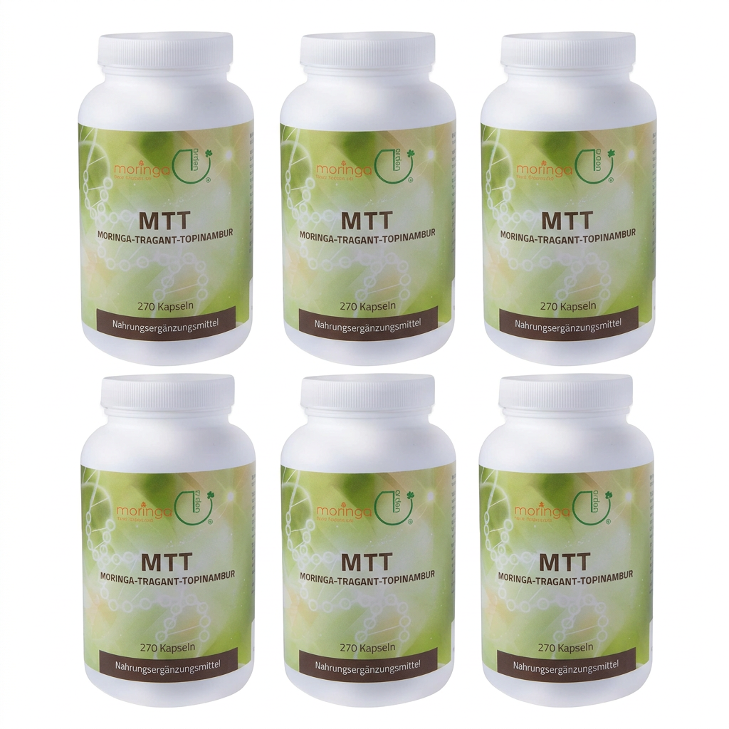 MTT-Kapseln - Jahresration 6 Dosen inkl. Bacillus subtilis DSM 21097 - Bacillus-Subtilis.eu