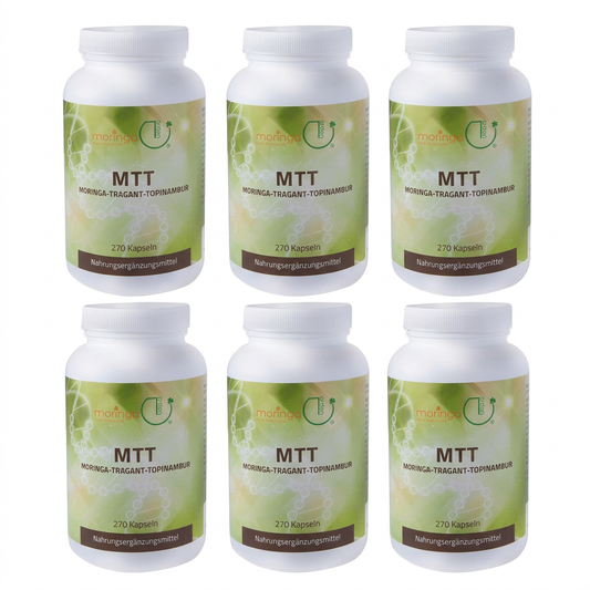 MTT-Kapseln - Jahresration 6 Dosen inkl. Bacillus subtilis DSM 21097 - Bacillus-Subtilis.eu